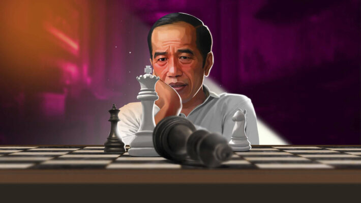 jokowi tidak lagi merah