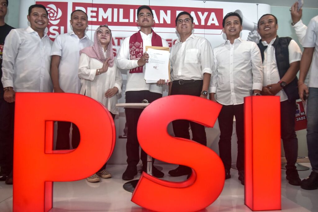 Ketua Umum PSI Kaesang Pangarep