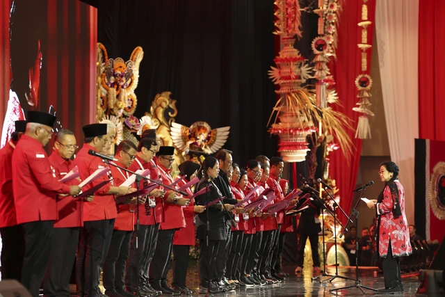 Megawati melantik kepengurusan DPP PDIP periode 2025-2030