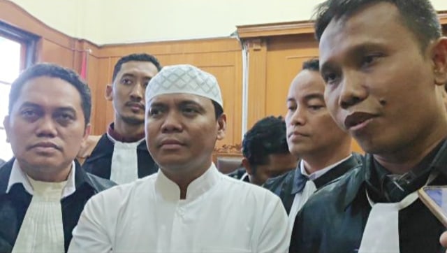 Terdakwa penghinaan dan pencemaran nama baik terhadap Nahdatul Ulama, Sugi Nur Raharja alias Gus Nur