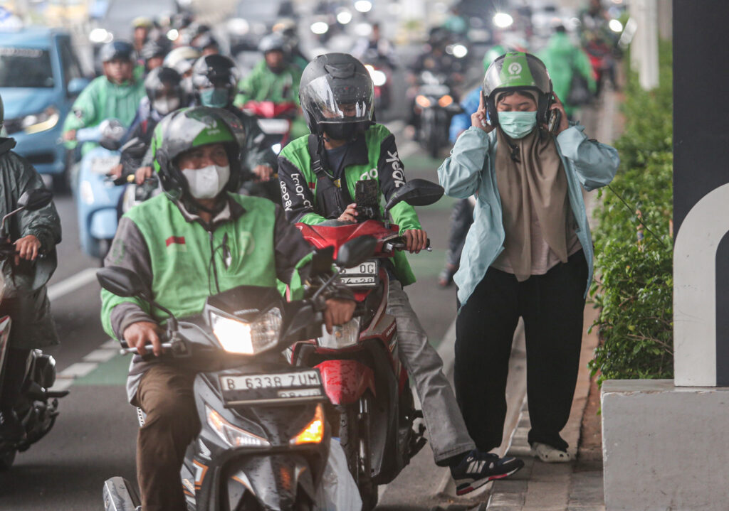 Ilustrasi Ojek Online Gojek