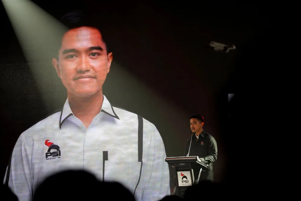 Ketua Umum Partai Solidaritas Indonesia (PSI) Kaesang Pangarep