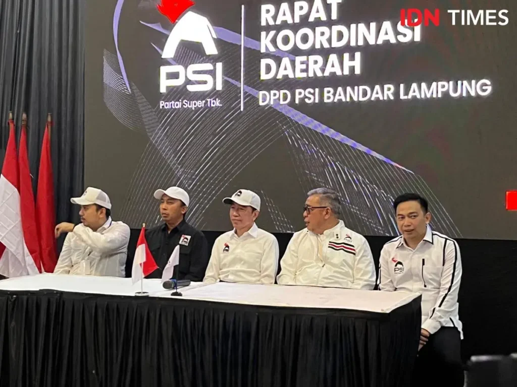 Jokowi menghadiri kegiatan Rakorda DPD PSI