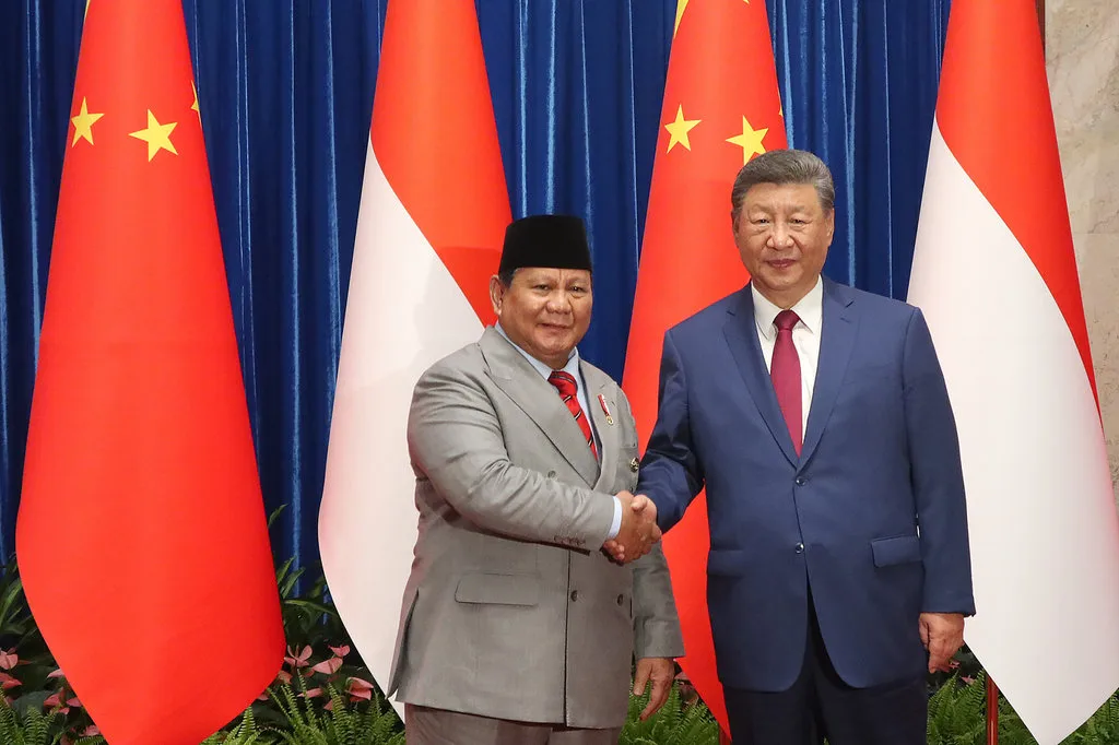 Prabowo Subianto dan Xi Jinping